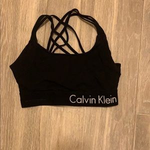 calvin klein sports bra